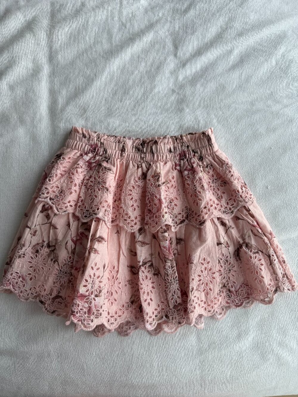 NWT Gap × LoveShackFancy Kids Floral Flippy Ruffle Skirt - Picture 4 of 8
